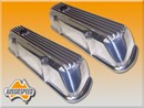 Holden V8 253, 308 Alloy Rocker Covers suit early heads - Finned Polished