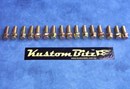 Ford Cleveland V8 Bolt Kit - Exhaust Headers - extractor bolts [Yellow Zinc]