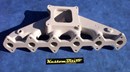 Ford cross flow 4 barrel manifold - Holley Flange