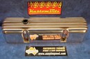 Chevy V8 Finned Small Block Chev Valve Covers - Polished