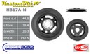 Holden 6 cyl 149, 186, 202 Red motor Powerbond Harmonic Balancer - OEM Replacement
