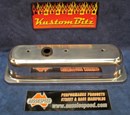 Chevy V6 Valve Covers Polished - Panel Tops