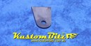 Mild Steel Chassis Bracket Isosceles Triangle SHORTY with 1 x 7/16 hole. 75mm high x 50mm wide