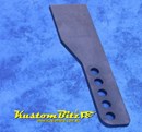 Diff Pan Hard Bar Chassis Side Dropper Bracket ~ thick 8mm Mild Steel, 5 x 5/8 holes, 300mm long