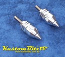 Number Plate Bullet Bolts Alloy - Impala Pointy Style 1 Pair