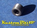 NPT Plug 1/4 inch pressure plug Mild Steel Black - Perfect for Oil galleries in engine block 1/4