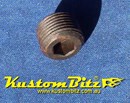 NPT Plug 3/8 inch pressure plug Mild Steel Black - Perfect for Oil galleries in engine block 3/8