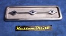 Holden 6 Cylinder 186 202 Red, Blue & Black motor Side Plate - Tear Drop Polished