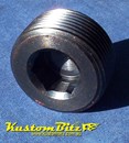 NPT Plug 1 1/4 inch pressure plug Mild Steel Black - Perfect for engine block welsh plugs same application as Ford Motorsport 1 1/4