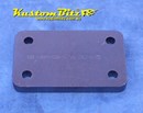 Hot Rod Chassis Crossmember Back Plate - Blank, Square, 12mm thick