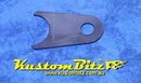 Mild Steel Chassis Bracket Isosceles Triangle SHORTY to 40mm round tube with 1 x 5/8 hole. 82mm high x 50mm wide