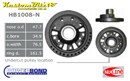 Ford 289, 302 Windsor V8 Powerbond Harmonic Balancer 3 Bolt [countersunk pulley location] - OEM Replacement
