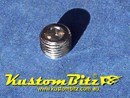 NPT Plug 1/4 inch pressure plug Polished Stainless Steel - 1/4