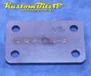 Hot Rod Chassis Crossmember Front Plate - Blank, Square, 8mm thick