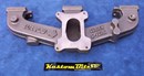 Holden 202 Black/Blue 12 Port 2 barrel inlet manifold - Holley Flange - Ultraflow Cullen Special [SUPERSEEDED]