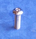 Kustom Bitz - Button Head Socket Screw UNF 3/8 x 1 inch Polished Stainless Steel [fine thread]