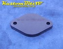 Hot Rod Chassis Crossmember Back Plate - Blank, Diamond Round, 10mm thick for smaller 38mm Tube