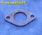 Hot Rod Chassis Crossmember Front Plate - 38 OD Tube, Diamond Round, 8mm thick