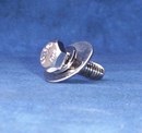 Body Bolt Kit - 5/16 Mud Guard 3 piece - Standard Polish