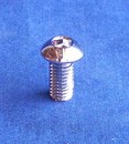 Kustom Bitz - Button Head Socket Screw Metric M8 x 16mm Polished Stainless Steel