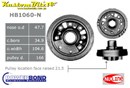 Ford 302, 351 Windsor V8 Powerbond Harmonic Balancer 4 Bolt 28 oz. in. [Raised pulley location] - OEM Replacement