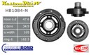 Ford 302 EFI Windsor V8 Powerbond Harmonic Balancer 4 Bolt 50 oz. in. [Raised pulley location] - OEM Replacement