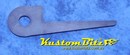 Lower Shocker mount EYE Style for Leaf springs - Weld on style flat plate adjustable RESESSED