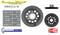 Ford 6 cyl 250ci pre-crossflow Powerbond Harmonic Balancer XK to XW single V pulley - OEM Replacement