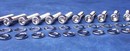 Holden 6 Cyl Bolt Kit 186 & 202 Bolt Kit - suits Standard Tin Valve Cover Polished Stainless Steel [Socket Caps]
