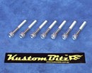 Holden V8 Bolt Kit - Valve Cover Standard late 308 VN style heads ~ bolts only [KustomBitz Silverz]