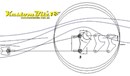 Ladder Bar Diff Bracket Shape 3 ~ LONG - 84mm Diff Tube, 5/8 bolts 150mm apart, 82mm in front, top hole 5mm below axle CL
