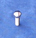 Mirror Topz - Hex Head UNC 5/16 x 1 1/4 inch hand Polished Stainless Steel Bolt