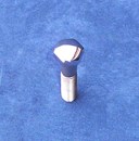 Mirror Topz - Hex Head UNC 5/16 x 1 1/2 inch hand Polished Stainless Steel Bolt