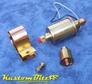 Fuel Pump Electric - Barrel Style motor Pump delivers 1.9 - 2.2 litres per minute
