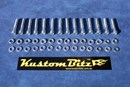 Ford Cleveland V8 Bolt Kit - Valve Cover Standard & 12mm Spacer [KustomBitz Silverz]