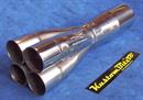 Performance Weaponry Merged Collector with welded transition 4 into 1 - 1 7/8