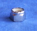 Mirror Topz - Nylock Nut UNC 3/8 inch [Half Nut thin] hand Polished Stainless Steel
