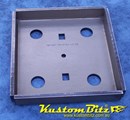 Leaf Spring Diff Lower Clamp Plate - Holes suit Diff tube diameter of 64mm & a Spring width of 54mm