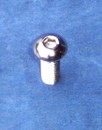 Kustom Bitz - Button Head Socket Screw UNC 3/8 x 1 inch Polished Stainless Steel