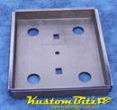 Leaf Spring Diff Lower Clamp Plate - Holes suit Diff tube diameter of 84mm & a Spring width of 54mm