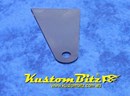 Mild Steel Chassis Bracket Right Angle Triangle TALL with 1 x 5/8 hole. 156mm high x 95mm wide