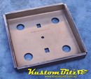 Leaf Spring Diff Lower Clamp Plate - Holes suit Diff tube diameter of 64mm & a Spring width of 64mm