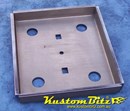 Leaf Spring Diff Lower Clamp Plate - Holes suit Diff tube diameter of 84mm & a Spring width of 64mm