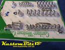 Chrome Bolt Kit Ford 289 302 Windsor with Ford logo stamped head by Gardner-Westcott Company
