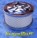 Chrome Air Cleaner 6 inch with 3 inch filter - Holley 4 barrel diameter 5' 1/8' inch neck
