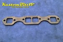 Header Plate Extractor Head Side Flange 10mm - Holden 253 308 V8 Mild Steel - 1 1/2 inch pipes