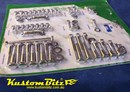 Chrome Bolt Kit Ford 302 351 Cleveland with Ford logo stamped head by Gardner-Westcott Company