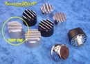 AussieSpeed Oil Breather Cap Cover ~ Rasied Fin Raw Shot Blasted Finish