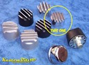 AussieSpeed Oil Breather Cap Cover ~ Flat Fin Polished