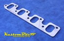 Header Plate Extractor Head Side Flange 10mm - Ford 351 Cleveland 2V Stainless Steel - 1 3/4 inch pipes